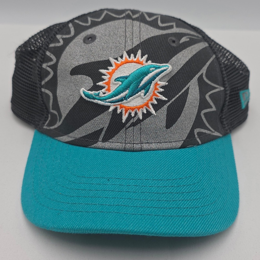 Miami Dolphins New Era 9FORTY Trucker Hat Toddler NFL Football Strapback Cap